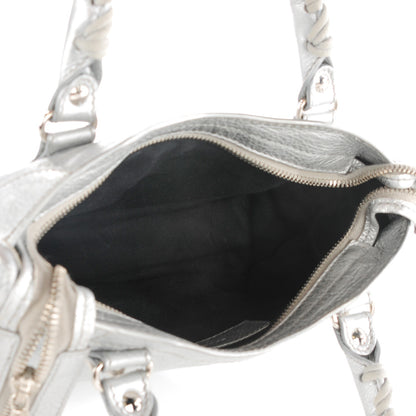 Balenciaga Agneau Giant 12 Silver Hardware Mini City Gris Aluminum 6 of 8