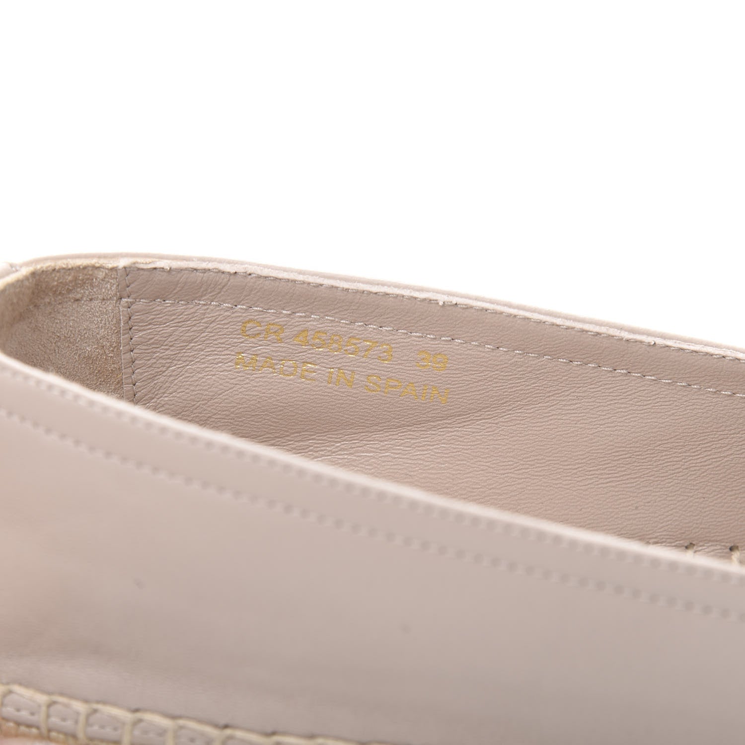 Saint Laurent Nappa Monogram Espadrilles 39 Rose Poudre 7 of 9
