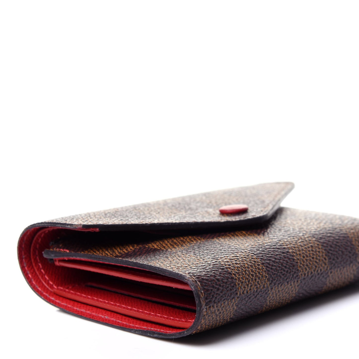 Damier Ebene Victorine Wallet Cherry