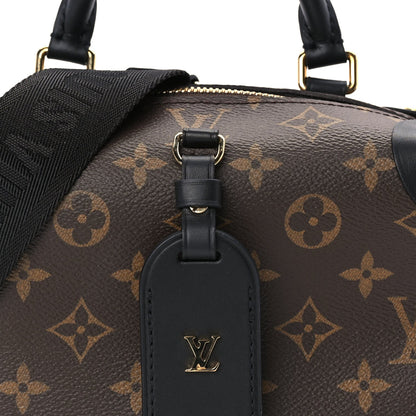 Louis Vuitton Monogram Petite Malle Souple  Black 6 of 8