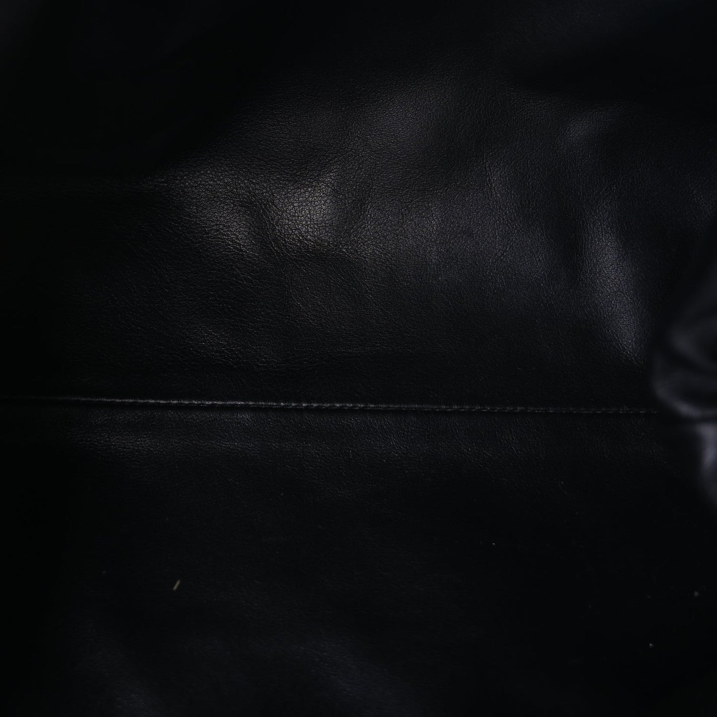 Smooth Butter Calf The Pouch Oversized Clutch  Black