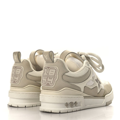 Louis Vuitton Calfskin Mesh Womens LV Skate Sneaker Beige White 5 of 7