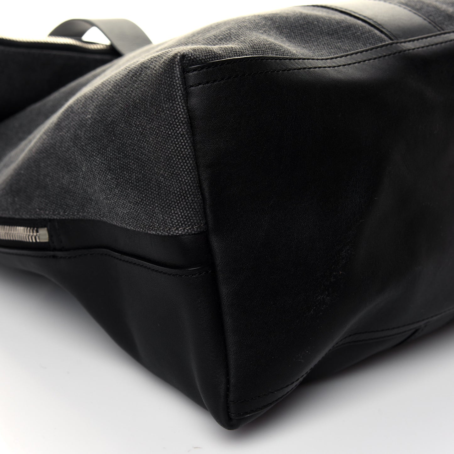 Calfskin Canvas 31 Hour Bag Black