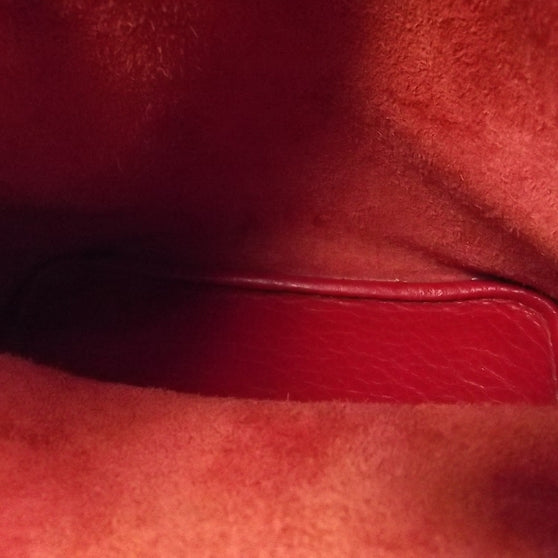 Hermes Taurillon Clemence Picotin PM Rouge Garance 6 of 9