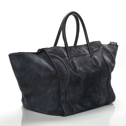 Celine Suede Large Phantom Luggage Midnight 3 of 17