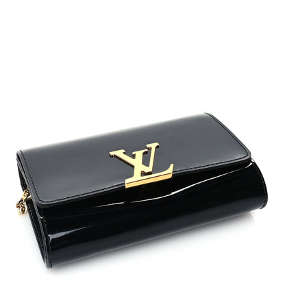 Louis Vuitton Patent Chain Louise PM Black Black 3 of 9