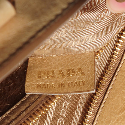 Prada Glace Calf Tote Quarzo 7 of 11