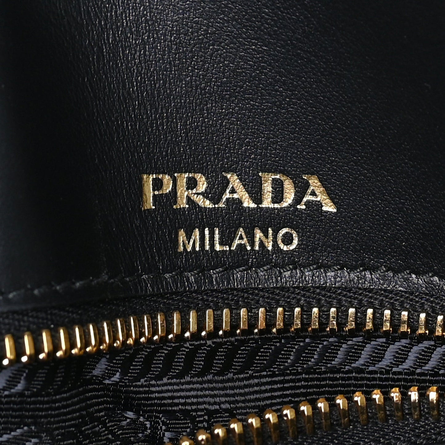 Saffiano Flap Shoulder Bag Black