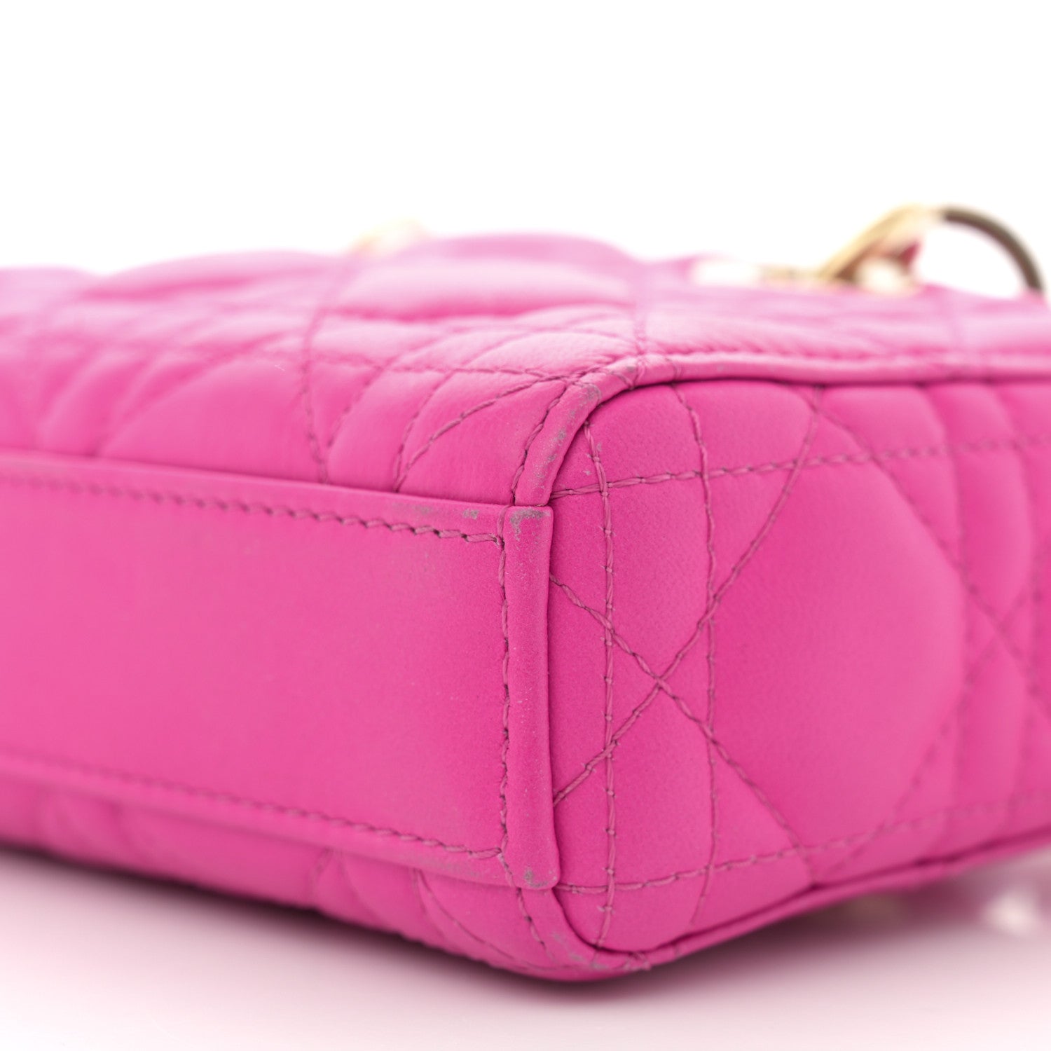 Christian Dior Lambskin Cannage Micro Lady D-Joy Rani Pink 10 of 16