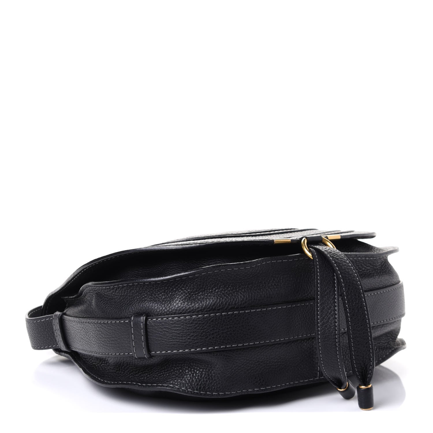 Chloe Calfskin Medium Marcie Round Crossbody Bag Black 3 of 4