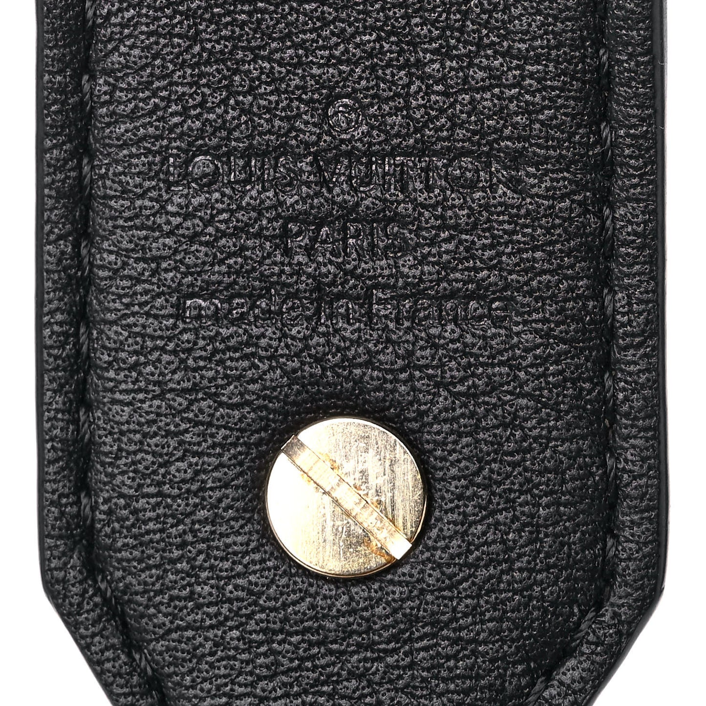 Reverse Monogram Bandouliere Shoulder Strap XL Black