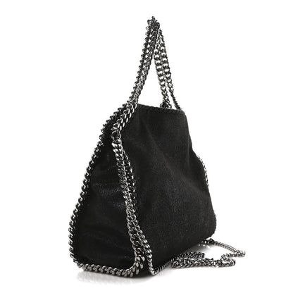 Stella McCartney Shaggy Deer Mini Falabella Tote Black 3 of 7