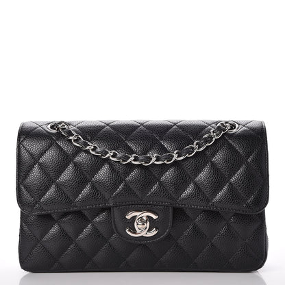 Chanel Caviar Quilted Small Double Flap Black 1 of 9