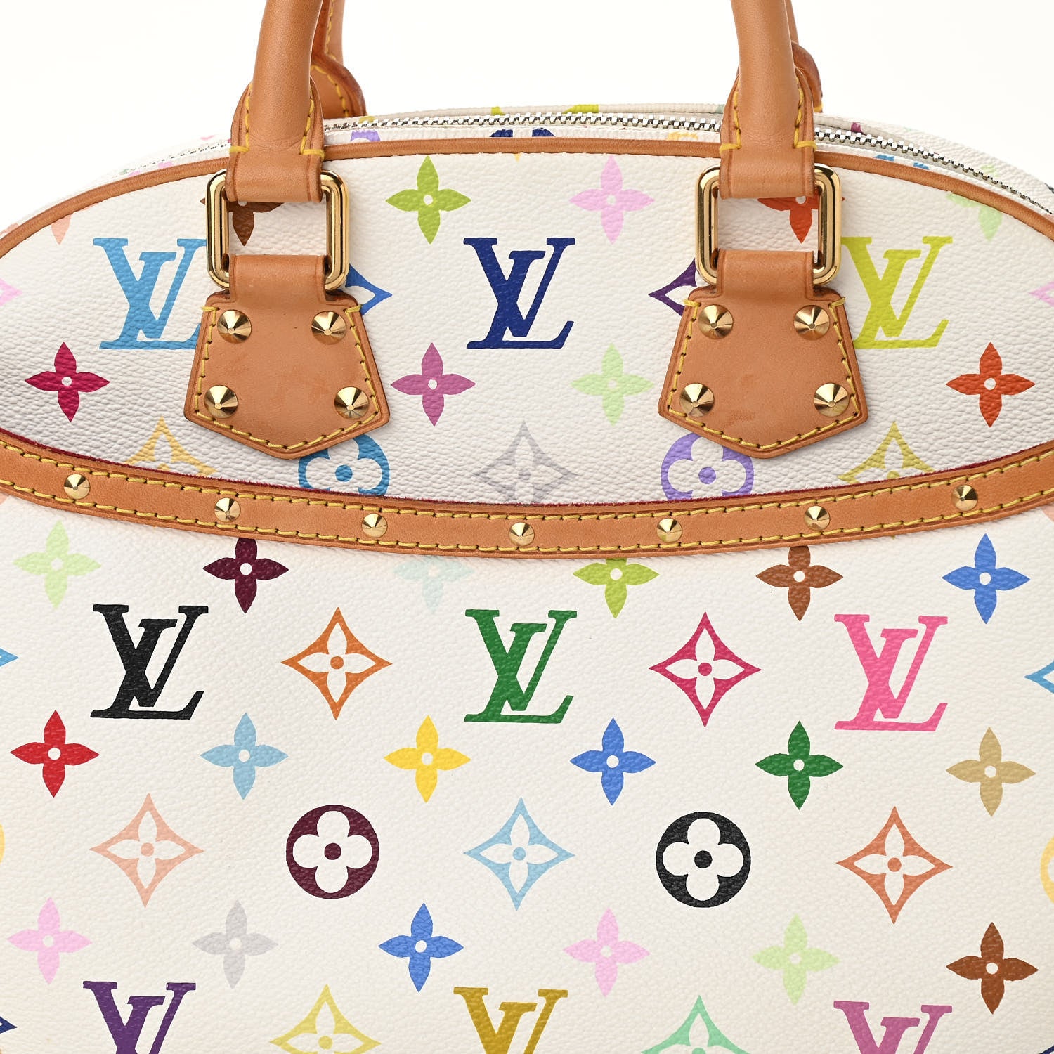 Louis Vuitton Monogram Multicolor Trouville White 8 of 10