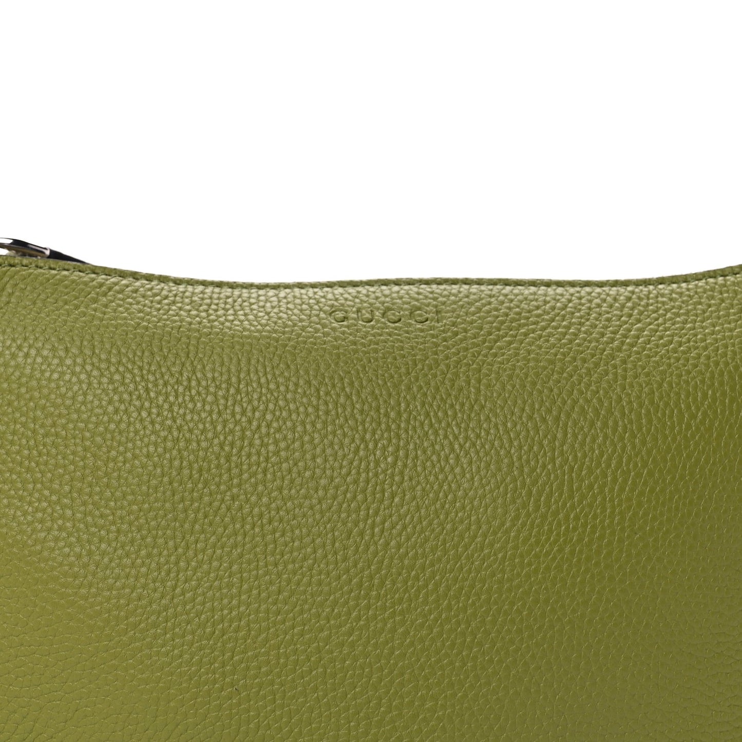 Pebbled Calfskin Mini B Shoudler Bag  Green