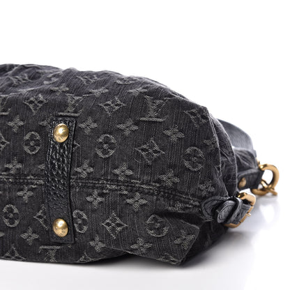 Louis Vuitton Denim Neo Cabby MM Black 6 of 9