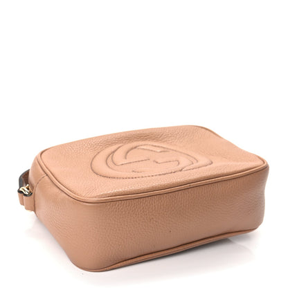 Gucci Pebbled Calfskin Small Soho Disco Bag Camelia 3 of 8