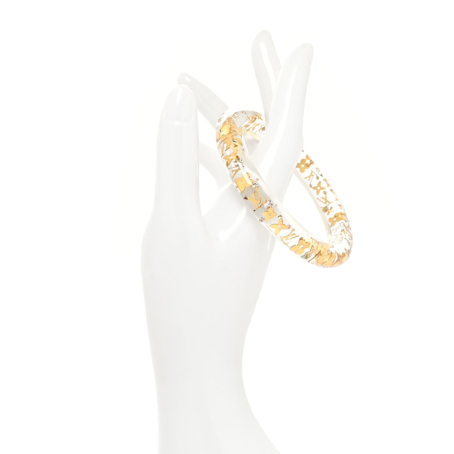Resin Swarovski Small Inclusion Bracelet PM Transparent