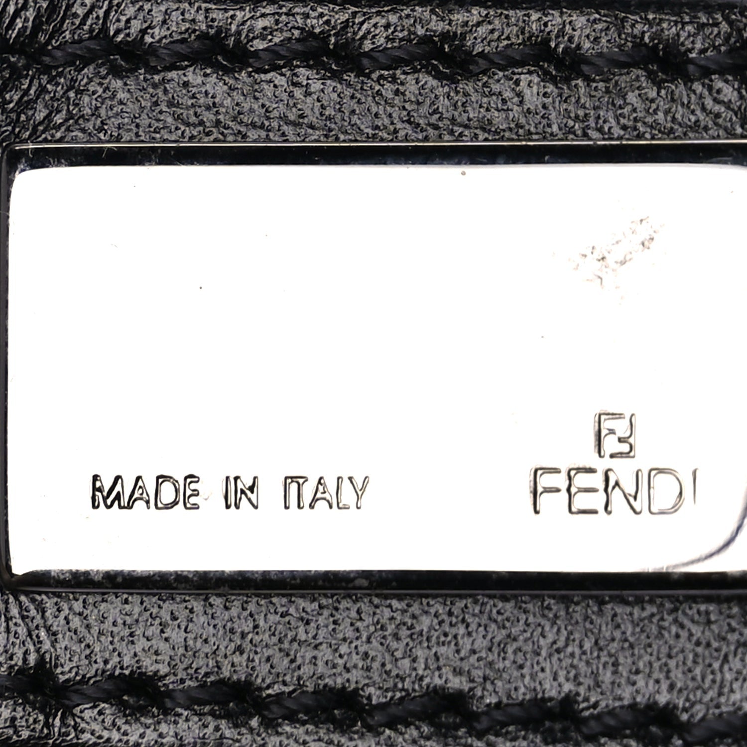 Fendi Zucchino Crossbody Black 6 of 8