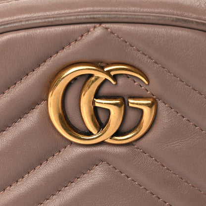 Gucci Calfskin Matelasse GG Marmont Belt Bag 85 34 Porcelain Rose 16 of 18