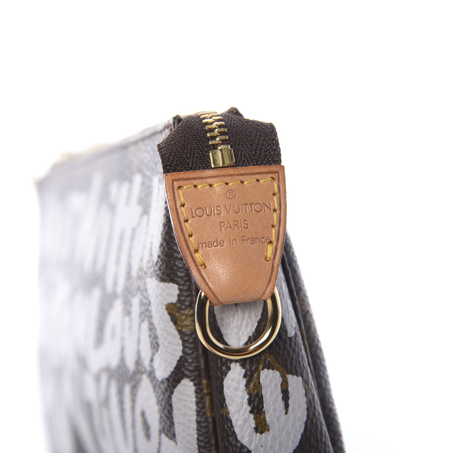 Monogram Graffiti Pochette Accessories Silver