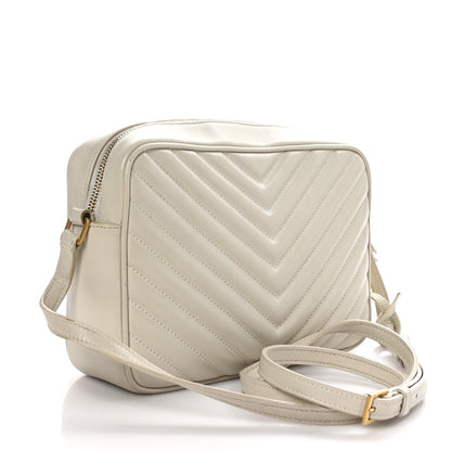 Saint Laurent SAINT LAURENT Calfskin Matelasse Monogram Lou Camera Bag Crema Soft 3 of 14