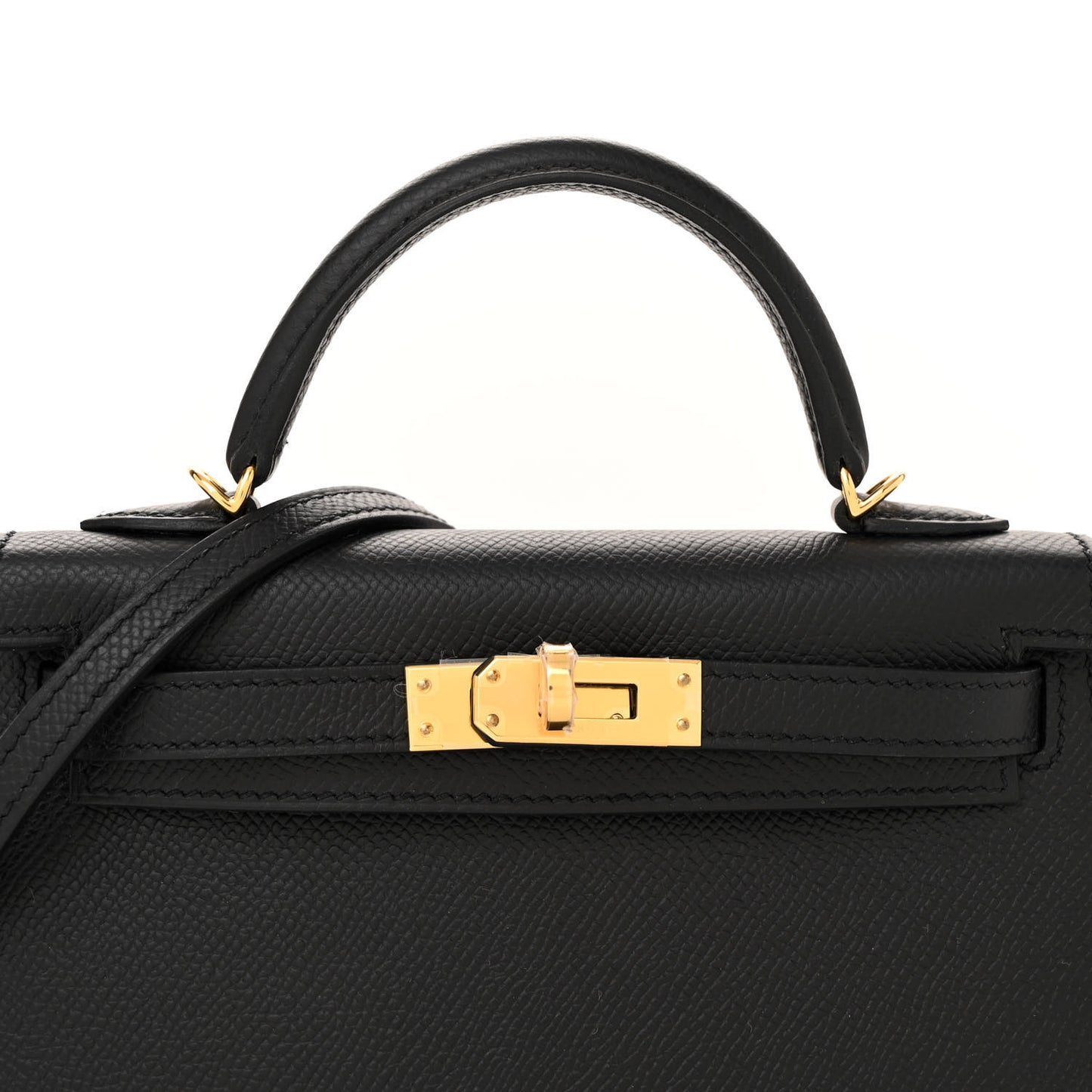 Epsom Mini Kelly Sellier 20 Black