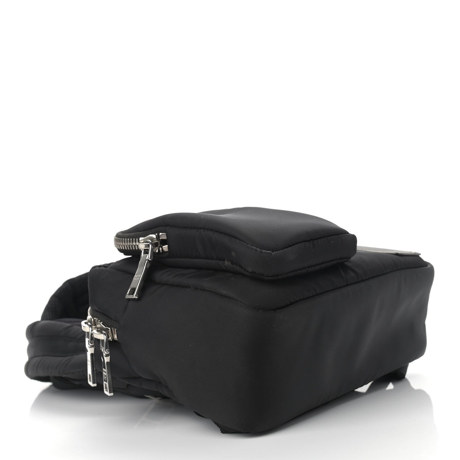 Prada Technical Nylon Backpack Black 4 of 12