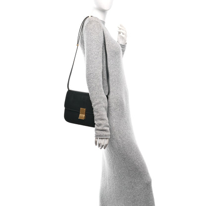 Celine Box Calfskin Medium Classic Box Flap Bag Black 2 of 10