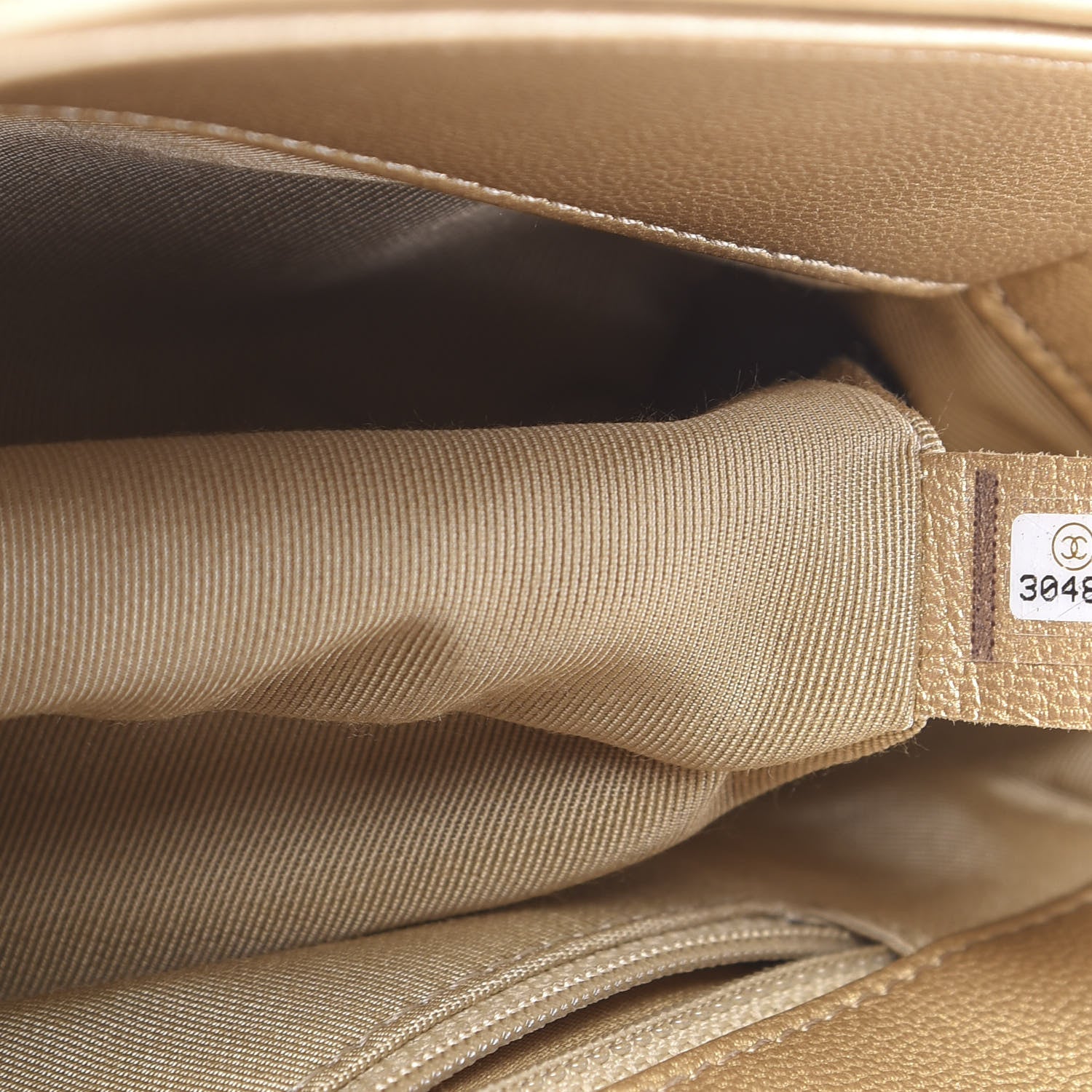 Chanel Goatskin Quilted Large 19 Flap Gold 8 of 10