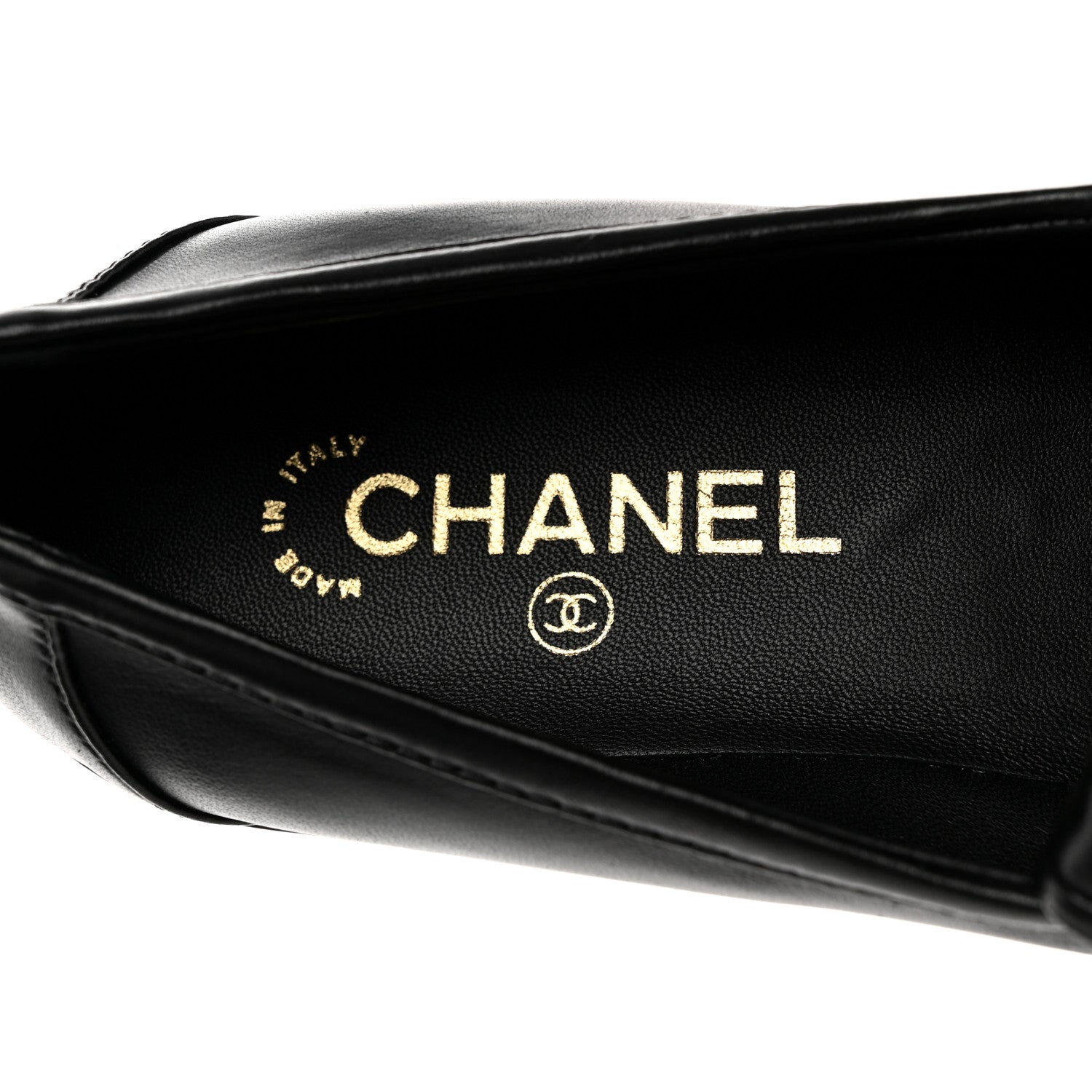 Chanel Lambskin Quilted CC Turnlock Loafers 41 Black 7 of 11