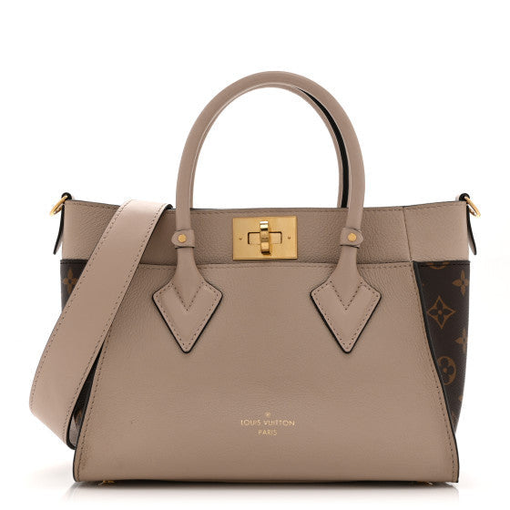 Louis Vuitton Calfskin Monogram On My Side PM Greige 1 of 1