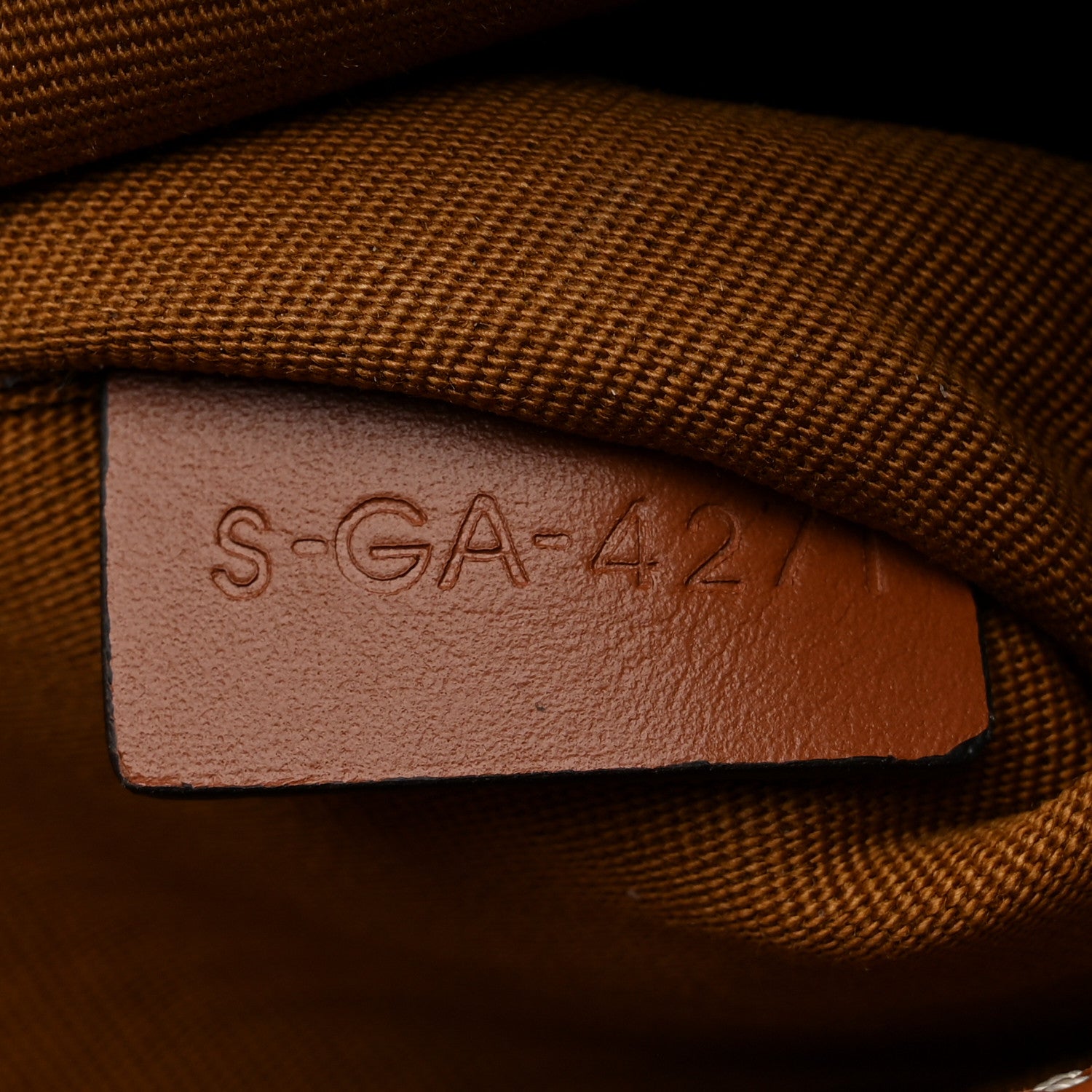 Celine Triomphe Canvas Calfskin Small Boston Bag Tan 7 of 10