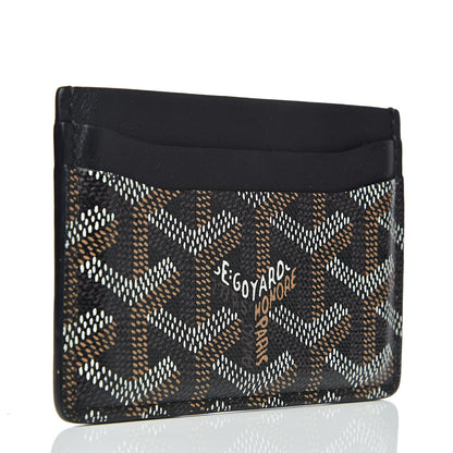 Goyard Goyardine Saint Sulpice Card Holder Black 3 of 8