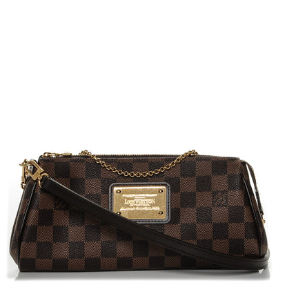 Louis Vuitton Damier Ebene Eva Clutch 1 of 6