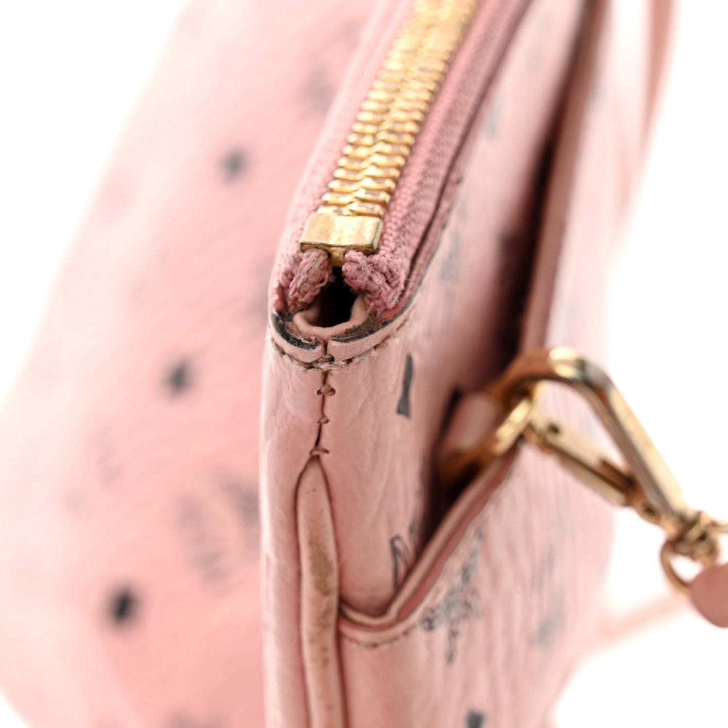 MCM Visetos Medium Crossbody Pouch Light Pink 14 of 19