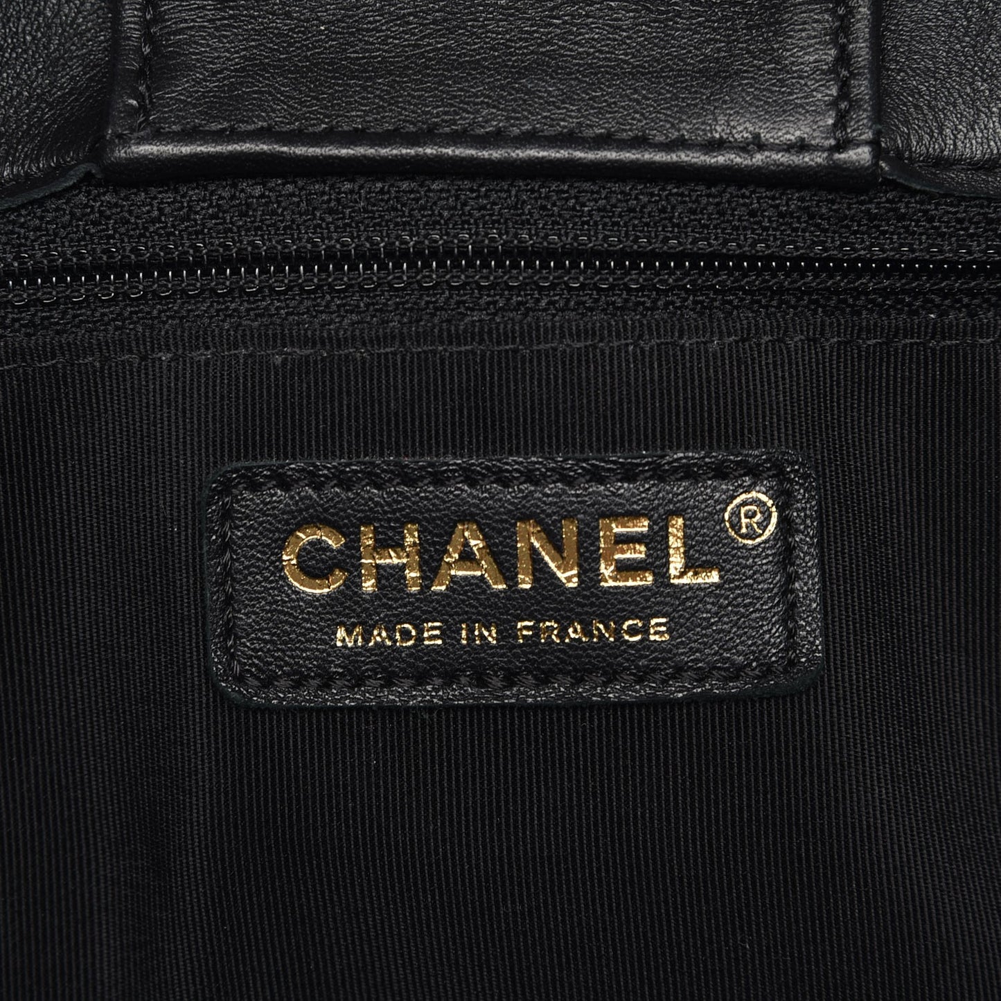 Calfskin Quilted Timeless Tote Black