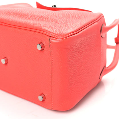 Hermes Taurillon Clemence Lindy 26 Rose Jaipur 10 of 10