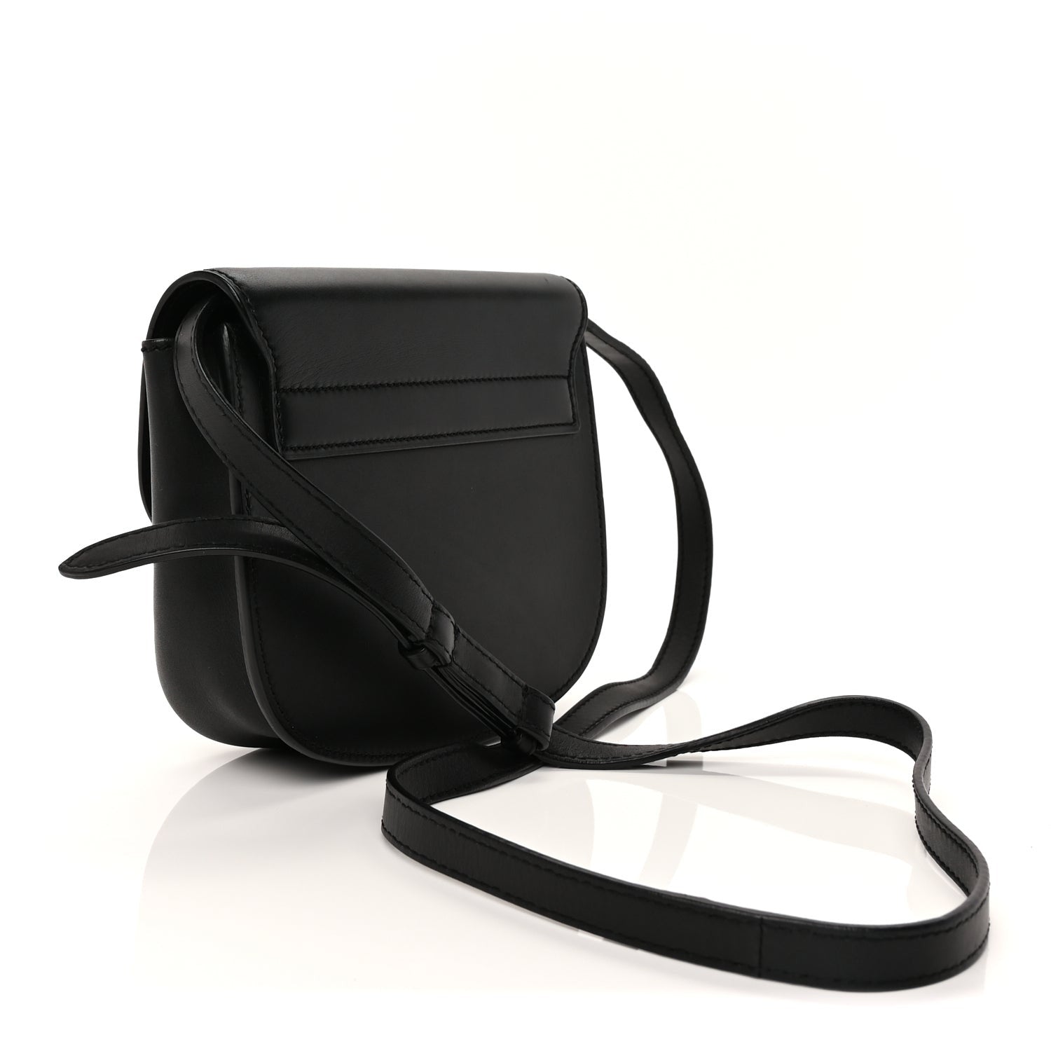 Saint Laurent Smooth Calfskin Classic Monogram Small Kaia Satchel Black 2 of 8