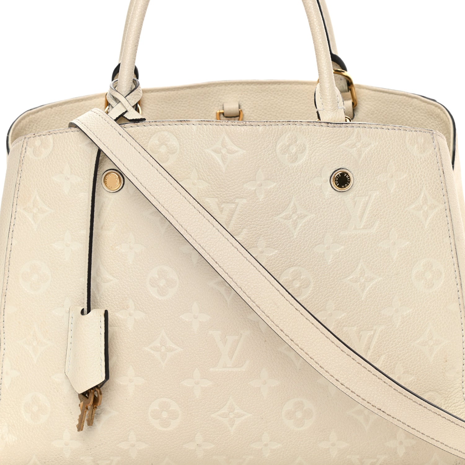 Louis Vuitton Empreinte Montaigne MM Neige 8 of 22