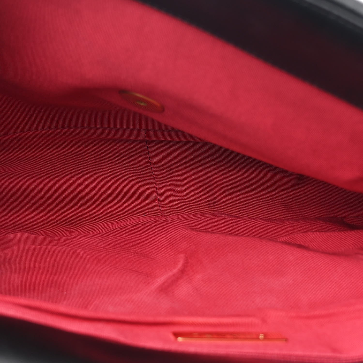 Chanel Goatskin Quilted Maxi Chanel 19 Flap Black 5 of 10