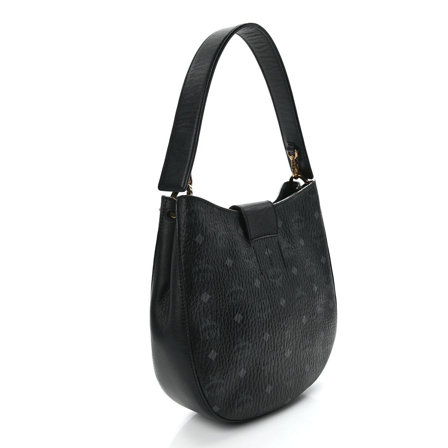MCM Visetos Medium Patricia Hobo Black 3 of 12