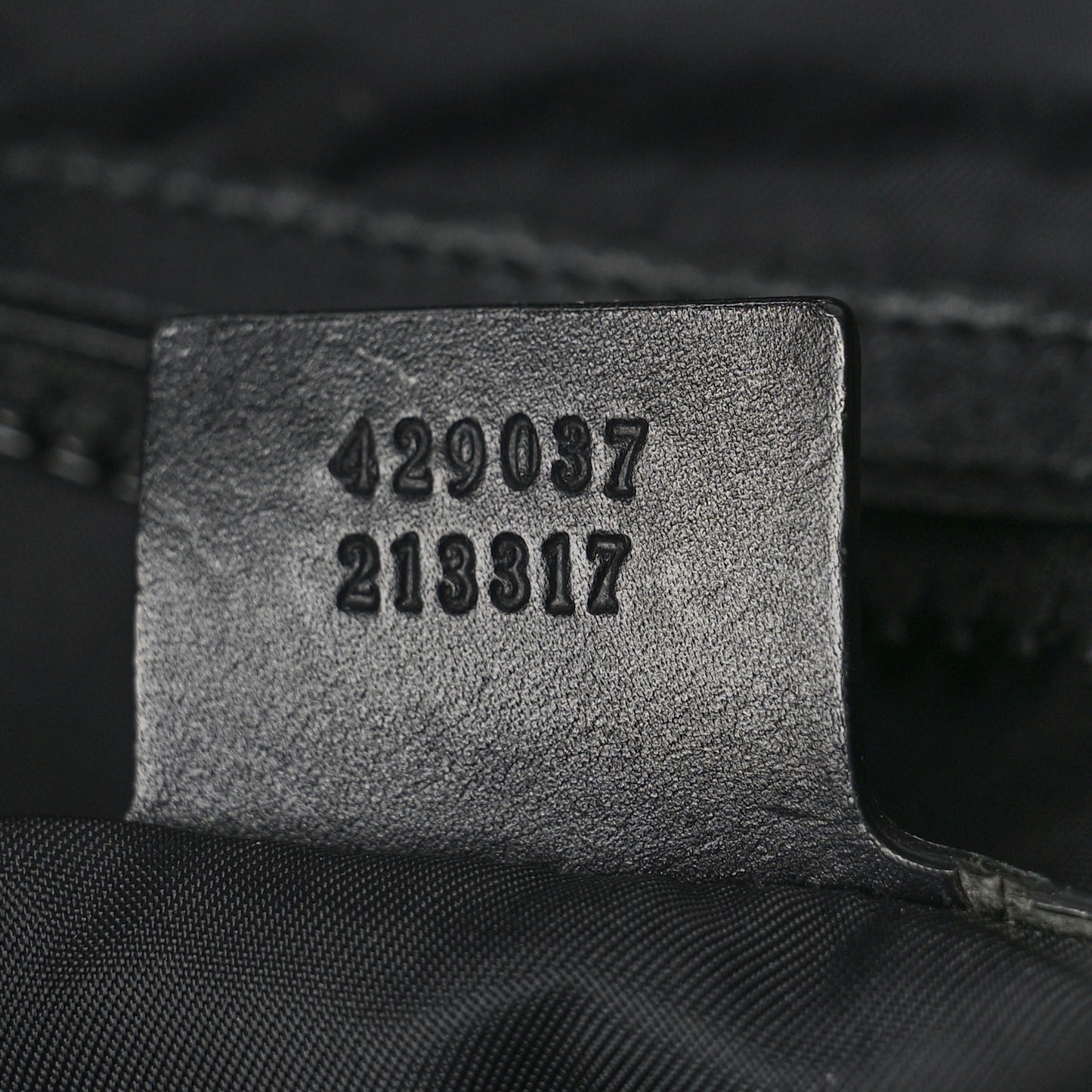 Techno Canvas GucciGhost Double Buckle Backpack Black New Acquamarine
