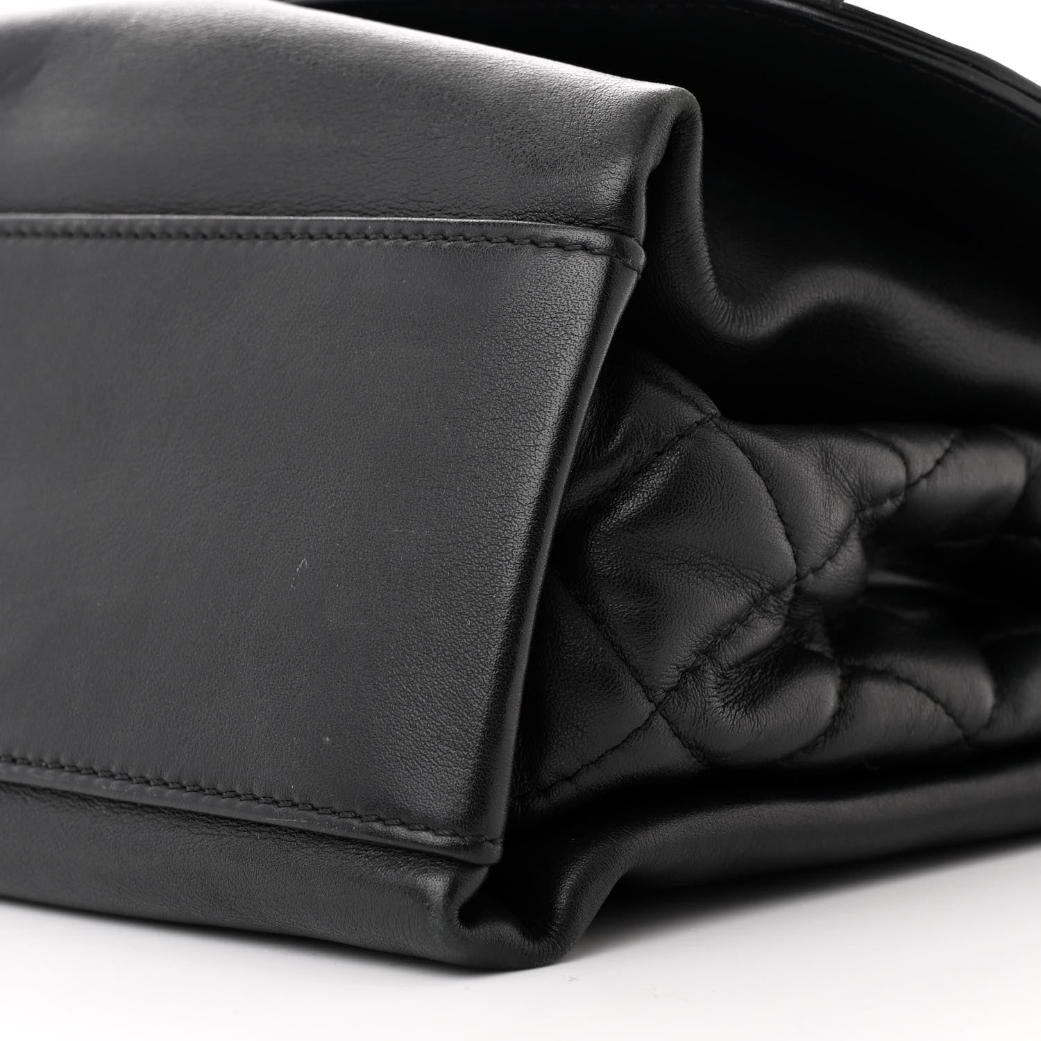Chanel Calfskin Jumbo Tramezzo Flap Black 12 of 13