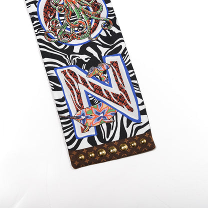 Louis Vuitton Silk Monogram ABC Bandeau Black 4 of 5