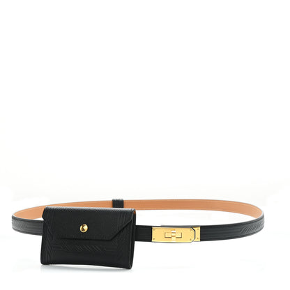 Hermes Epsom Kelly Pocket Belt Black 1 of 6
