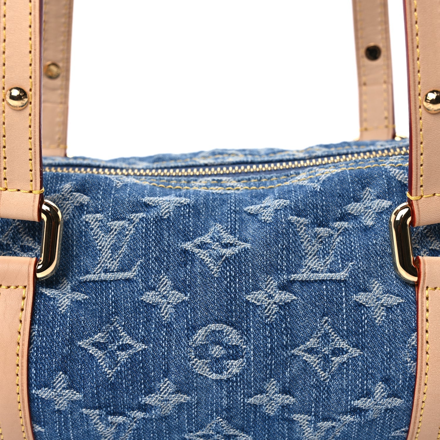 Louis Vuitton Monogram Denim Papillon Denim Blue 7 of 7
