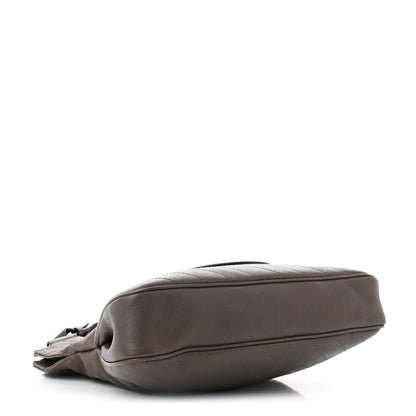 Gucci Sakai Be Green Calfskin Diagonal Stitched Small Blondie Tote Craclet Brown 4 of 7