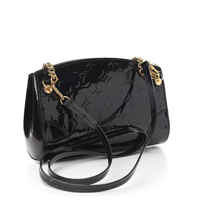 Louis Vuitton Vernis Santa Monica Clutch Noir Magnetique 2 of 9