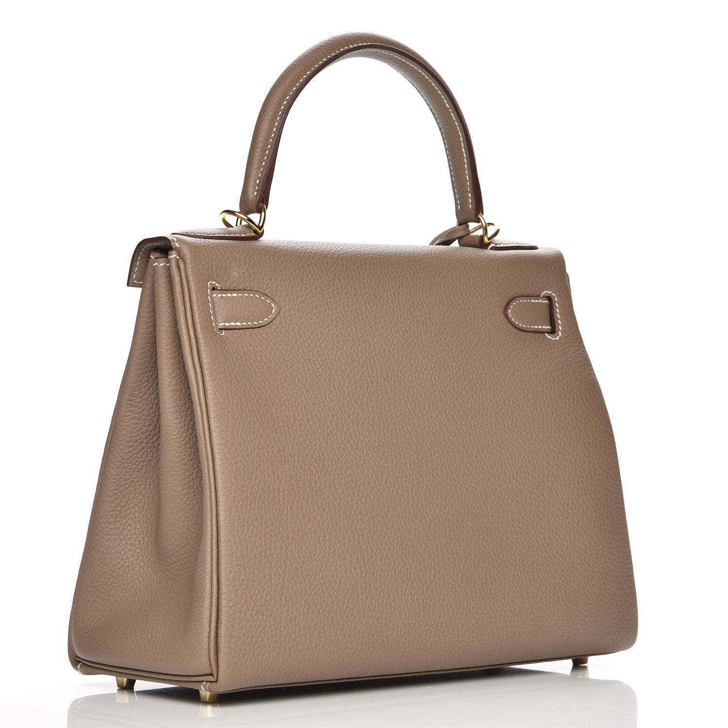 Hermes Togo Kelly Retourne 28 Etoupe 3 of 30